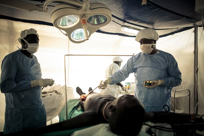 Inside the operation theatre of the hospital. Photo: Rogier Jaarsma