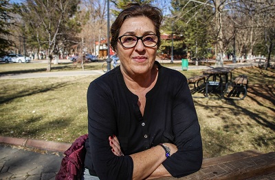 Sara Ferrer, MSF nurse, is coordinating MSF's medical projects in Aleppo governorate, Syria. Photo: MSF