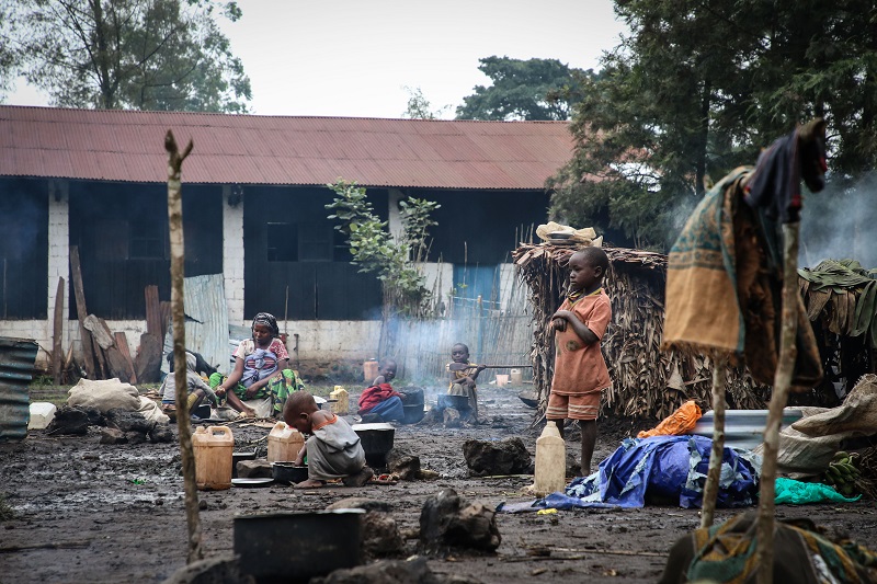 Since April 2017, people have been forced to flee their homes due to violence and conflict are now seeking safety in the town of Mweso. Photo: Sara Creta/MSF