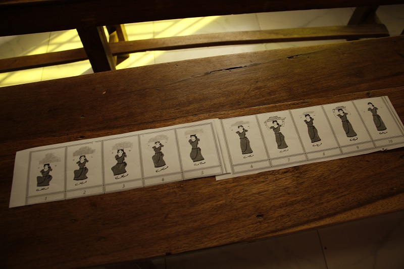 Patients use this chart to show how able they feel to cope. Photo: Amber Dowell / MSF