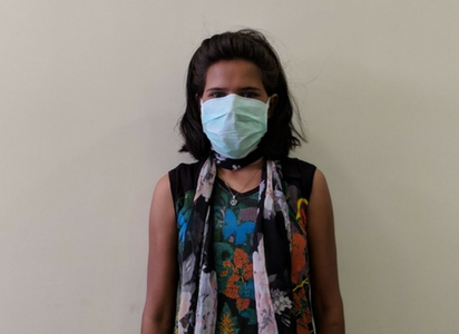 Pooja, 30-year-old XDR-TB patient who is currently taking a regimen which includes the two newest DR-TB drugs, delamanid and bedaquiline. Photo: DVL Padma Priya