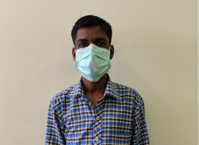 Vikas, 29-year-old who is undergoing XDR-TB treatment at MSF’s clinic in Govandi. Photo credit: Padma Priya/MSF
