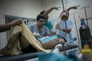 MSF has provided medical assistance to close to 7,000 war casualties in Yemen. Photo: Malek Shaher