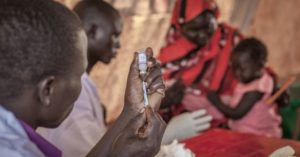 MSF starts first use of pneumococcal vaccine in South Sudan. © Yann LIBESSART/MSF