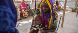 A child is screened for malnutrition by the medical staff in the Chetimari Integrated Health Centre, Diffa region, supported by MSF. Photo: Juan Carlos Tomasi/MSF