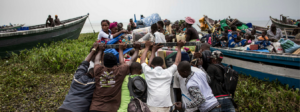 DRC/Uganda: Stories of flight across Lake Albert. Photo: John Wessels/MSF