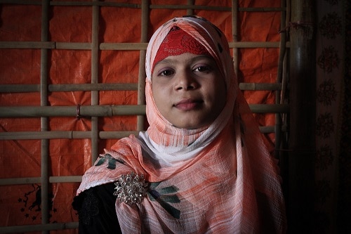 Shamemar, 18, is a Rohingya refugee. Photo: Sara Creta/MSF