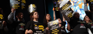 Activists interrupt TB conference opening ceremony to call on J&amp;J to cut price of TB drug in half, to one dollar per day