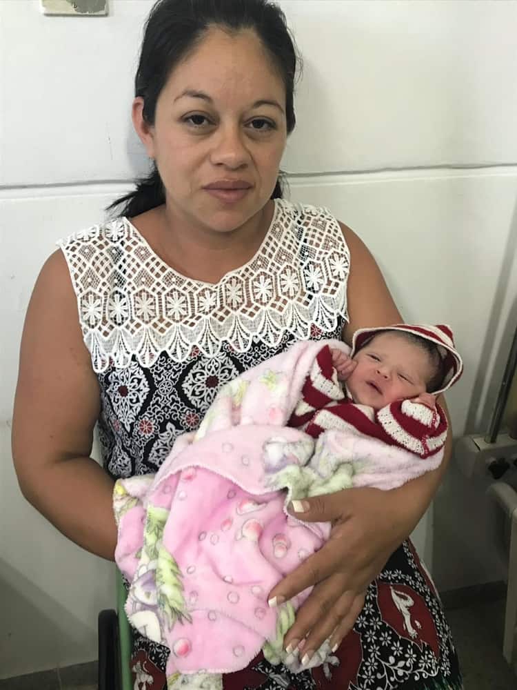 Newborn Maria in Choloma, Honduras. Photo: MSF