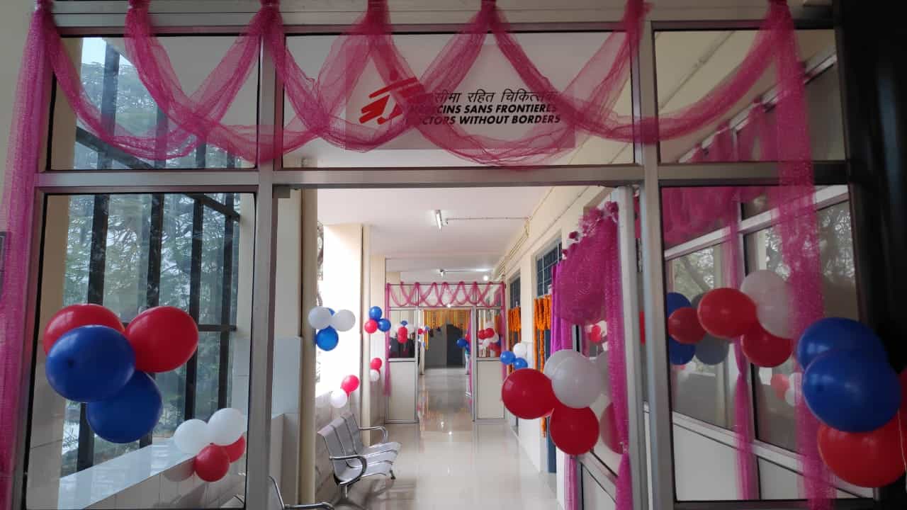 MSF's holistic care centre for patients with advanced HIV at the Guru Gobind Singh Hospital in Patna, Bihar.