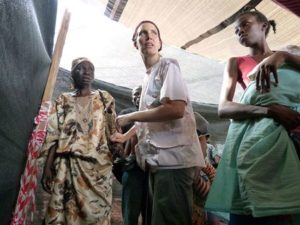 MSF is providing medical care at the Bangui airport to refugees fleeing violence in CAR's capital city. © Samuel Hanryon/MSF