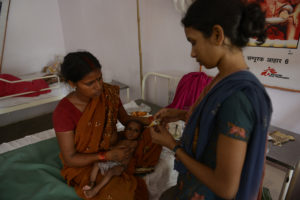 In #Bihar ,MSF has been running a malnutrition project based on the Community Management of Acute Malnutrition (CMAM) model since 2009. &copy; Alfons Rodriguez