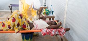 MSF is currently the only aid organisation treating people affected by the virus, which can kill up to 90 percent of those infected. © Sylvain Cherkaoui/Cosmos