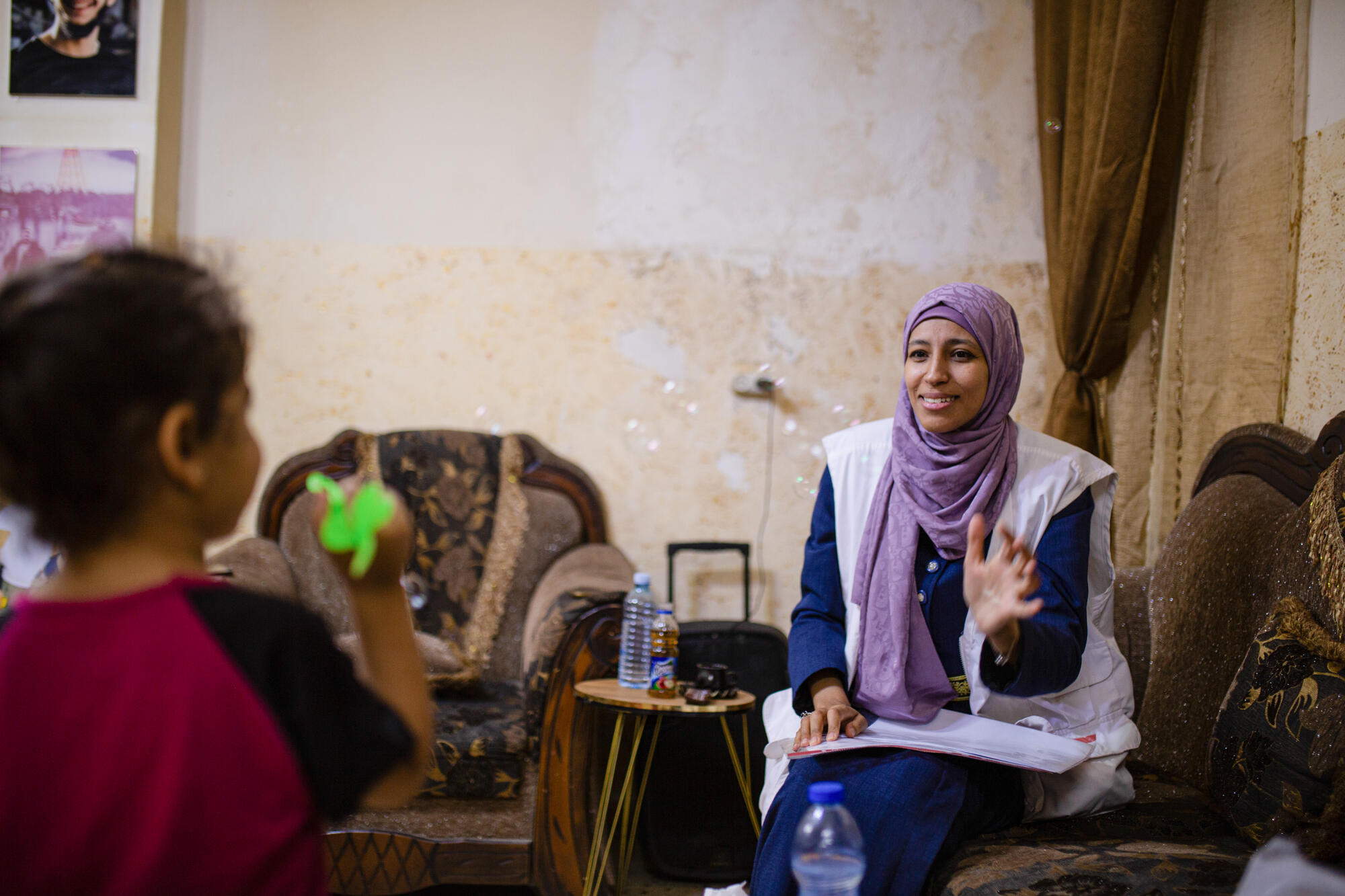 After the 10-day incursion that took place in Jenin from 28 August to 8 September, MSF teams resumed their psychological first-aid activities in the refugee camp. 

Salwa and Rahma visit the camp weekly to meet the residents and make assessments on their mental health and evolution. 

“The level of destruction keeps becoming bigger, and the psychological impact is huge” explains Rahma, “many residents believe that what is happening in Gaza will happen as well in the camp. Many people present with sleeping disorders, as they sleep during the day and are awaken at night”.

Population cannot feel in a safe place given the brutality of the incursions and the impossibility to foresee when the next one will come. In this context, psychological treatment is challenging as the trauma is not over but ongoing.