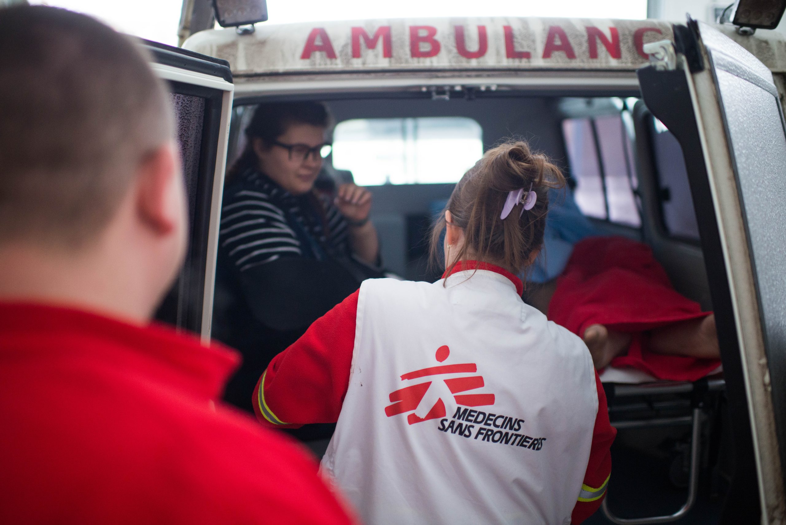 MSF emergency crew of the Kostyantynivka hospital. © MSF