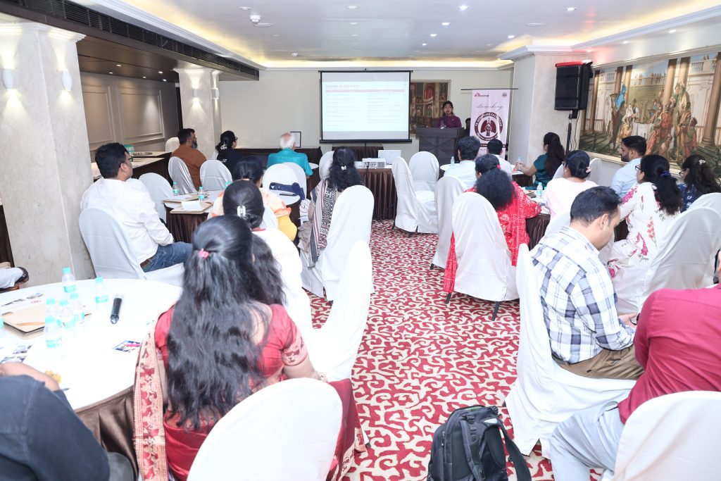 Arunima Silsarma from MSF’s IMPACT Unit moderates the roundtable discussion marking the formal launch of the TB Survivors Collective.