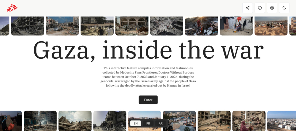 Gaza Inside The War: Two years of war documented day by day by MSF