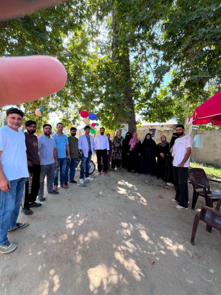Doctors Without Borders India/Médecins Sans Frontières(MSF) management and field staff mark World Suicide Prevention Day at one of the primary health centre in Kashmir. ©MSF