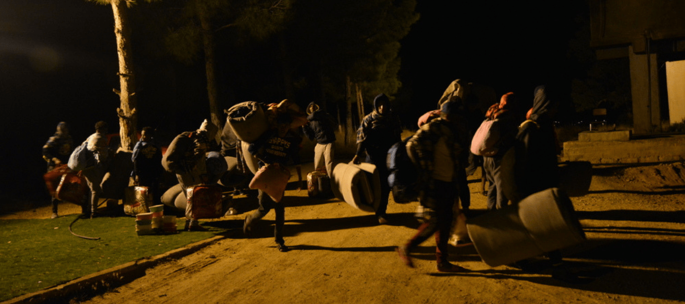 Refugees being transferred from Zintan to their countries of origin, organised by IOM. The transfer was eventually cancelled and people went back into detention. June 2019.
© JÉRÔME TUBIANA/MSF